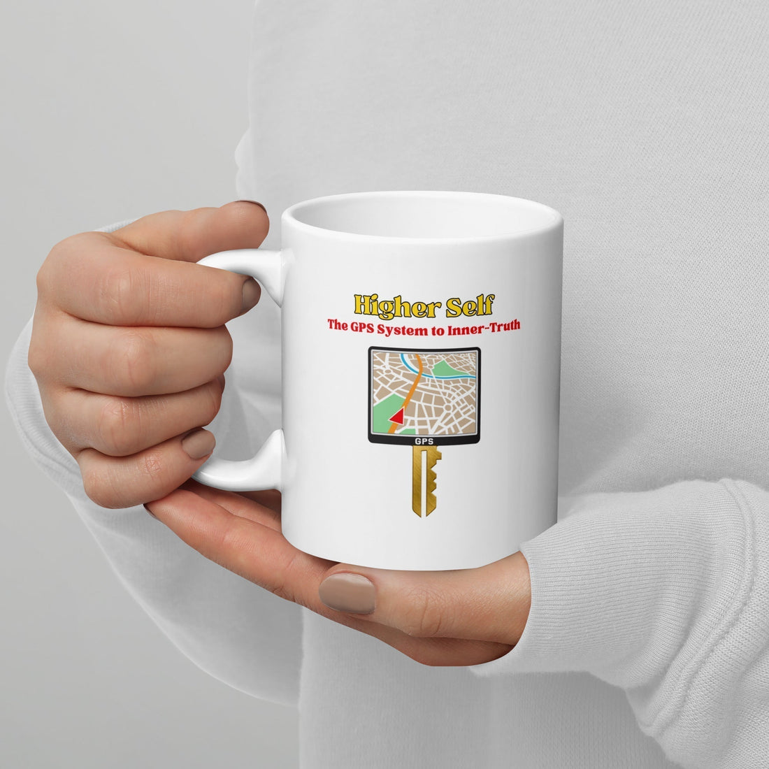 Hands holding a Level 369 Collective mug during a quiet morning ritual