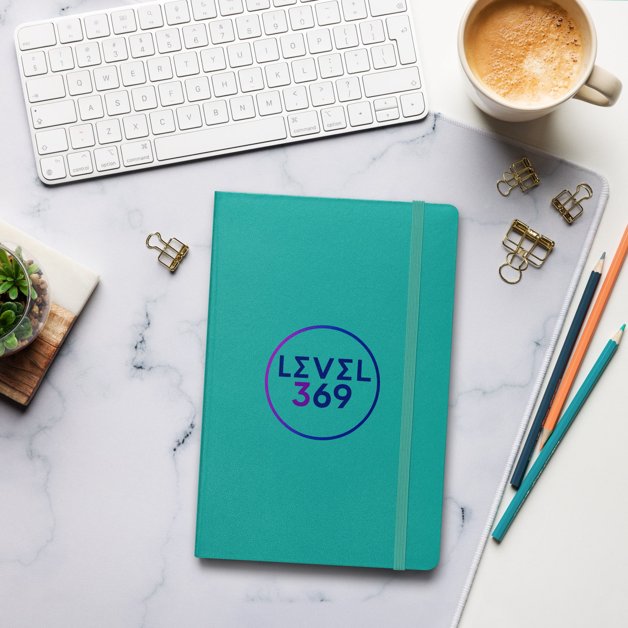 Journal featuring the “Level 369” logo on the front cover.
