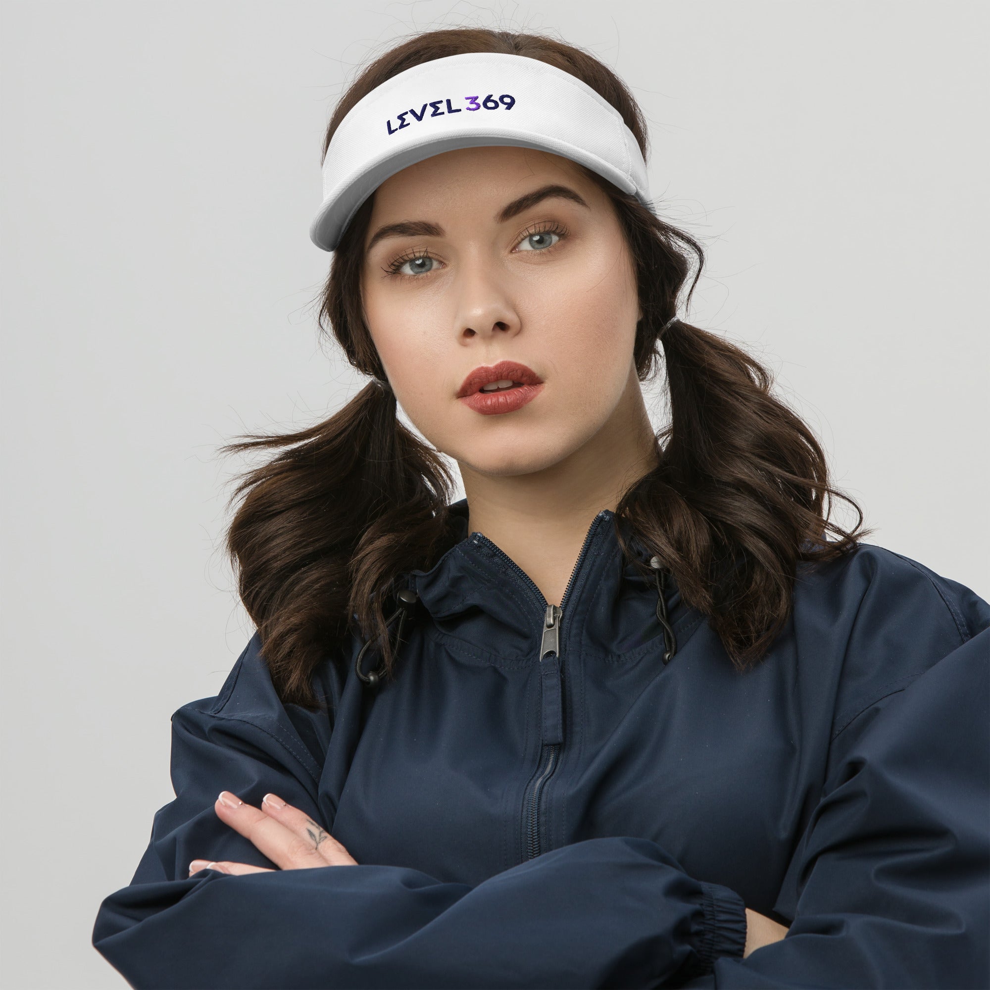 Visor featuring the logo 'Level 369.' 